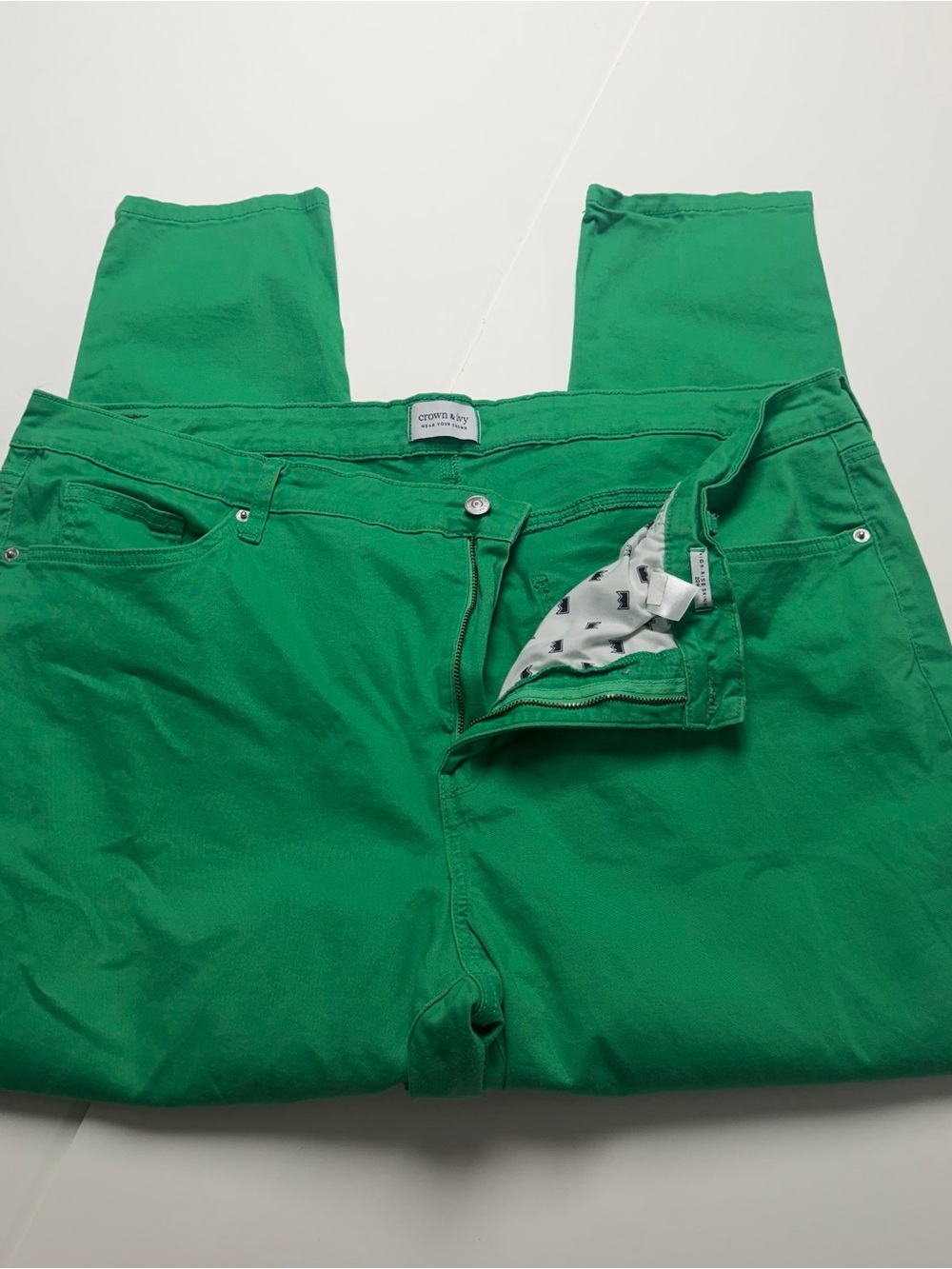 Green  Women’s Jeans - Crown & Ivy